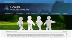 Desktop Screenshot of lioresal.com